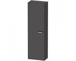 Пенал подвесной графит матовый L Duravit XBase XB1143L4949