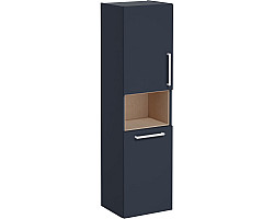 Пенал VitrA Root 68008 подвесной L, с бельевой корзиной, темно-синий матовый