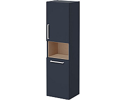 Пенал VitrA Root 68012 подвесной R, с бельевой корзиной, темно-синий матовый