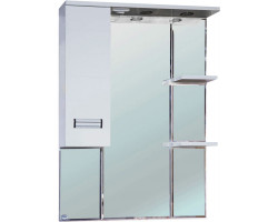 Зеркальный шкаф 78x101 см белый глянец L Bellezza Сиена 4613913002014