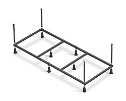 Каркас для ванны Cersanit Virgo 170x75 K-RW-VIRGO*170n