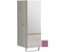 Полуколонна нежно-розовый матовый с зеркальной дверцей шарниры справа Jacob Delafon Odeon Up EB893D-M71