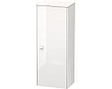 Пенал подвесной белый глянец R Duravit Brioso BR1311R2222