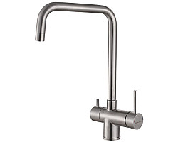 Смеситель для кухни с подключением к фильтру Paulmark Wetter WE213030-SS