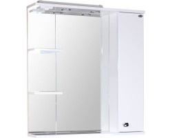 Зеркальный шкаф 80,8x85 см белый глянец R Onika Эльбрус 208022