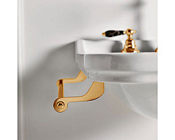 Полотенцедержатель 40 см золото Kerasan Waldorf 740891oro