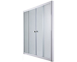 Шторка для ванны 1Marka 140x140 140140WM Белая