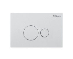 Кнопка смыва BelBagno BB082BL белая глянцевая