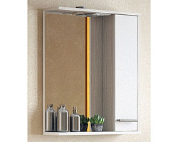Зеркальный шкаф 65x74 см лайн Corozo Лорена SD-00000295