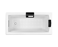 Ванна чугунная Jacob Delafon Archer E6D905-0 170x80 см, с отверстиями под ручки, антискользящим покрытием, белый