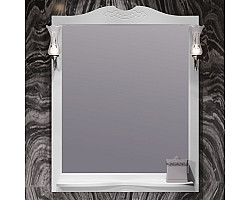 Зеркало 80x103,5 см белый матовый Opadiris Клио\/Брунелла