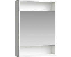 Зеркальный шкаф 60x80 см дуб канадский L\/R Aqwella City SIT0406DK