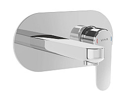 Смеситель для раковины VitrA Root Round A42721EXP встраиваемый, без донного клапана, хром