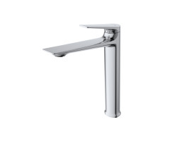 Cмеситель для накладной раковины Cezares LINER-LC-01-W0 хром, без донного клапана