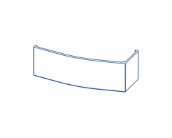 Экран Астра-Форм Скат Г- образный