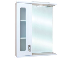 Зеркальный шкаф Onika Кристалл 58 L 205817 с подсветкой