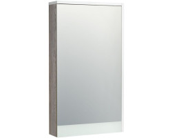 Зеркальный шкаф белый глянец\/дуб навара 45,9x81,9 см Акватон Эмма 1A221802EAD80