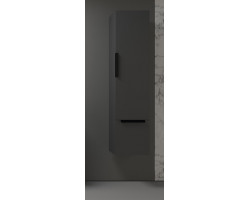 Колонна подвесная с одной распашной дверцей и выдвижным ящиком CEZARES 55184 Grigio opaco