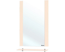 Зеркало 58x80 см бежевый глянец Bellezza Рокко 4613709030078