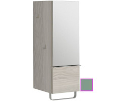 Полуколонна оливковыи\u0306 глянец с зеркальной дверцей шарниры справа Jacob Delafon Odeon Up EB893D-G95