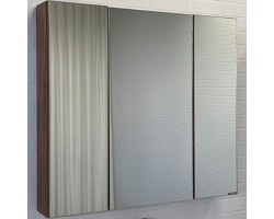 Зеркальный шкаф Comforty Соло 90 00-00010980 Дуб темно-коричневый