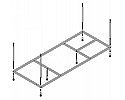 Каркас для ванны Cezares 140 EMP-140-70-MF-R