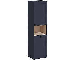 Пенал VitrA Root Classic 68529 подвесной R, с бельевой корзиной, темно-синий матовый