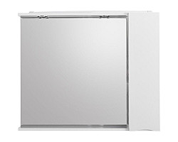 Зеркальный шкаф 80x75 см Bianco Lucido BelBagno Marino MARINO-SPC-800\/750-1A-BL-P-R
