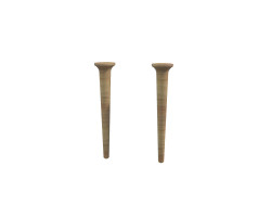 Ножки для шкафчика, комплект 2 штуки, высота 43 см CEZARES 40448 Rovere Tabacco