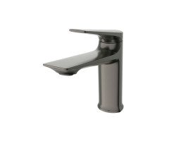 Cмеситель для накладной раковины Cezares LINER-LS-GM-W0 оружейная сталь, без донного клапана