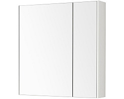 Зеркальный шкаф 80x81 см белый глянец Акватон Беверли 1A237102BV010