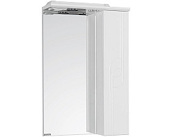 Зеркальный шкаф 50x79,8 см белый глянец R Акватон Панда 1A007402PD01R