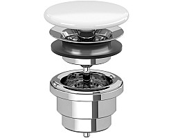 Выпуск для раковины Villeroy & Boch 68080001 универсальный, альпийский белый