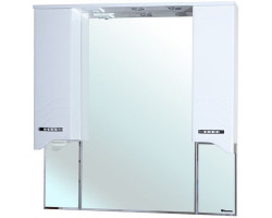 Зеркальный шкаф 100,5x100,1 см белый глянец Bellezza Дрея 4611318000017