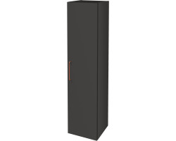 Пенал Jacob Delafon Odeon Rive Gauche EB2570D-R7-M53 подвесной R, серый антрацит матовый