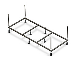 Каркас для ванны Cersanit Santana 170x70 K-RW-SANTANA*170n