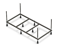 Каркас для ванны Cersanit Virgo 150x75 K-RW-VIRGO*150n