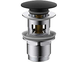 Донный клапан Vincea DPU-1B01MB click-clack Черный матовый