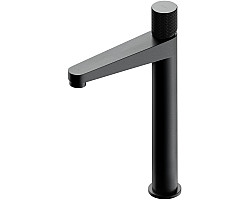 Смеситель для раковины Omnires Contour CT8012AT без донного клапана, антрацит