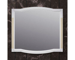 Зеркало 98x90 см белый золотая патина Opadiris Лаура Z0000007091