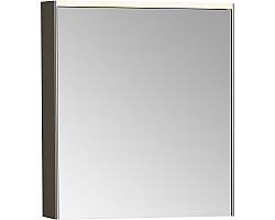 Зеркальный шкаф 62x69,5 см антрацит глянец L Vitra Mirrors 66909