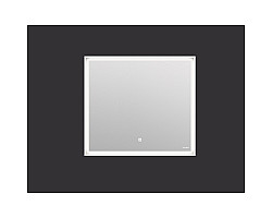 Зеркало 80x70 см белый глянец\/дуб Cersanit Louna LU-LOU80-Os