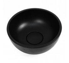 Раковина для ванной накладная Uperwood Belfast круглая, бетон, цвет черный