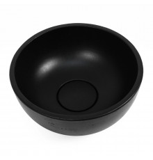 Раковина для ванной накладная Uperwood Belfast круглая, бетон, цвет черный