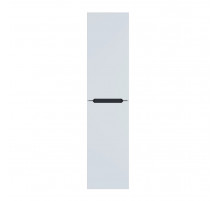 Шкаф-пенал для ванной Uperwood Tanos подвесной, 33х27х150 см, левый, белый/графит