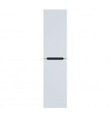 Шкаф-пенал для ванной Uperwood Tanos подвесной, 33х27х150 см, левый, белый/графит