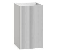 Раковина напольная Boheme Cube 48 802-R-MW цвет Белый мрамор