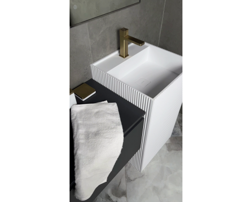 Раковина напольная Boheme Cube 48 802-3R-MW цвет Белый матовый