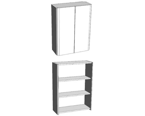 Приобрести Шкаф Corozo Алабама 60, цвет белый в магазине сантехники Santeh-Crystal.ru