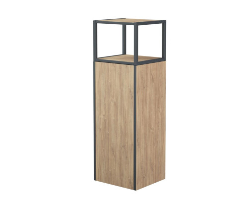 Приобрести Шкаф-пенал Corozo Форест 35 N, подвесной, цвет дуб канзас коричневый в магазине сантехники Santeh-Crystal.ru